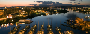 Victoria Harbour at Night